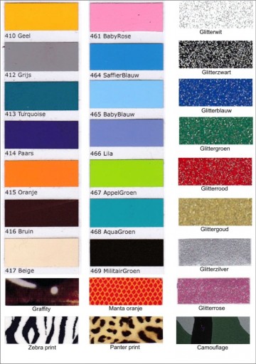 strijktekst  design kleuren